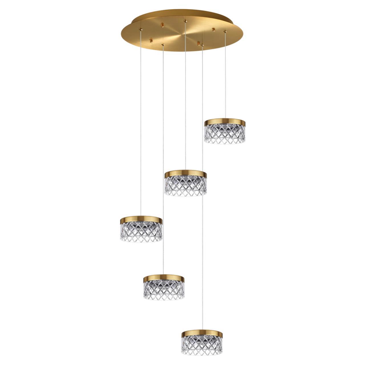 Изображение товара Люстра подвесная Светодиодная Сонекс 1053330/L яркий современный дизайн для 9 м²