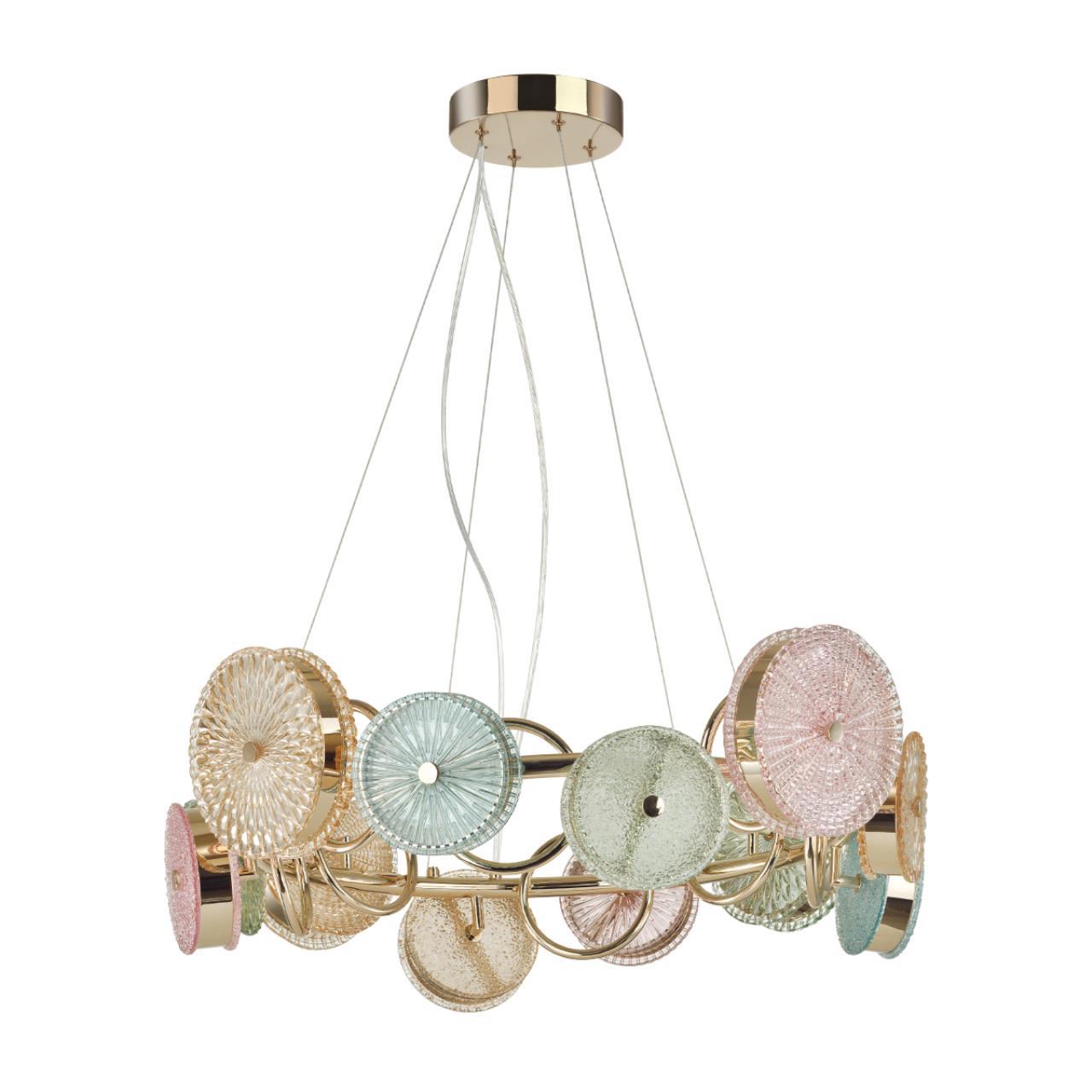 Изображение товара Люстра подвесная светодиодная Сонекс 1088495/L 27 м² жёлтый золото