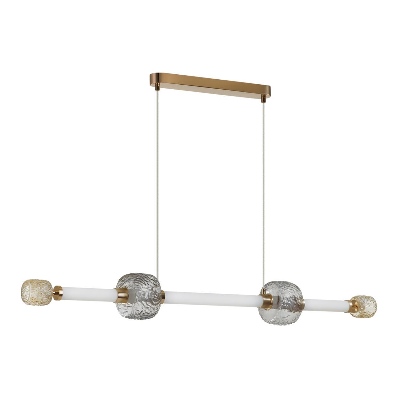 Изображение товара Люстра подвесная светодиодная Сонекс 1092540/l 12 м² нейтральный белый свет цвет жёлтый/золотой