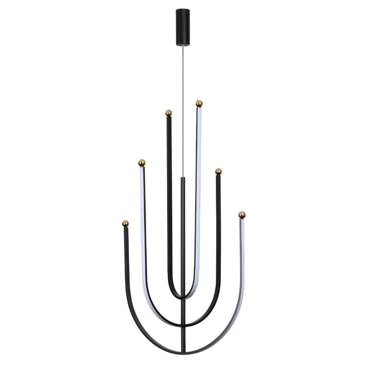 Изображение товара Светильник подвесной светодиодный Сонекс 1125370/l 25 м² нейтральный белый свет цвет серый/серебристый