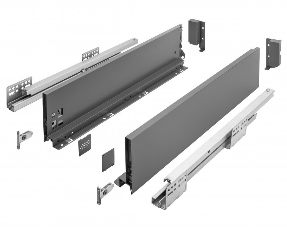 Изображение товара Система выдвижения AXIS PRO L-300 мм средний H-120 мм антрацит