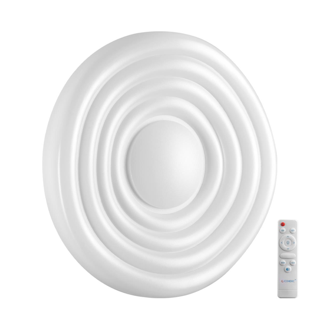 Изображение товара Светильник настенно-потолочный светодиодный Сонекс 349979.el с пультом управления 24 м² нейтральный белый свет цвет белый