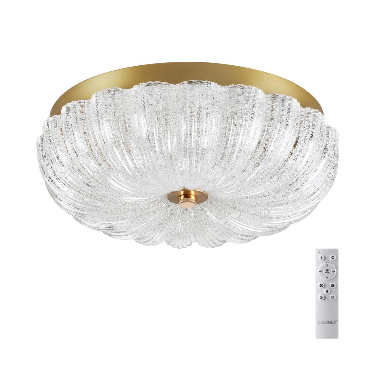 Изображение товара Светильник настенно-потолочный светодиодный Сонекс 1154136/l с пультом управления 17 м² нейтральный