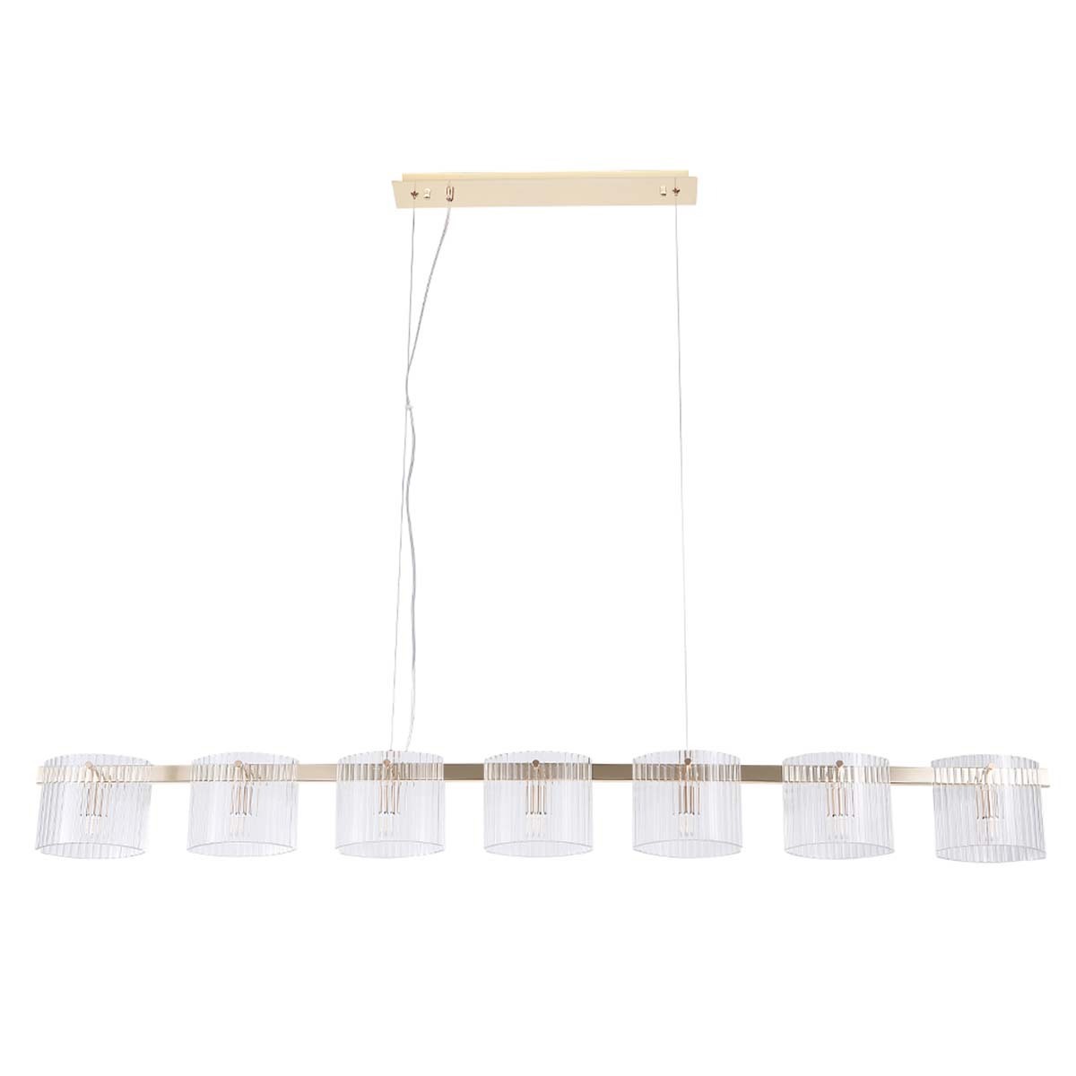 Изображение товара Светильник подвесной светодиодный Crystal lux Encanto 1650/307L 14 м² с рельефным стеклом