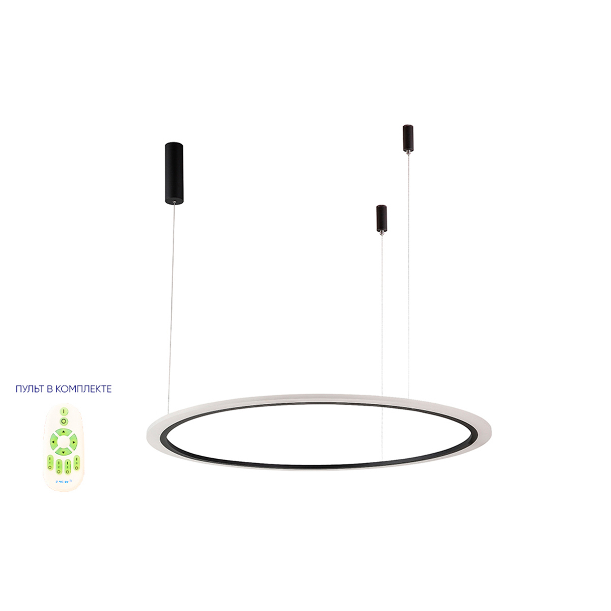 Изображение товара Люстра потолочная светодиодная Crystal lux 2340/301 с пультом управление 15 м²