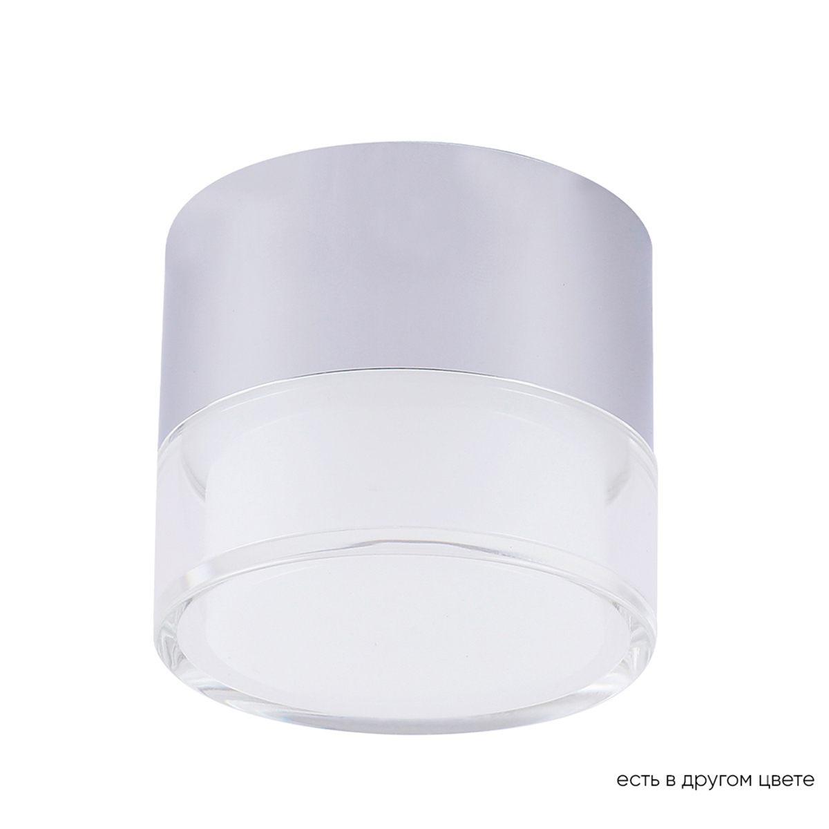 Изображение товара Светильник настенно-потолочный светодиодный Crystal lux Clt 139 1400/273 2 м² нейтральный белый свет цвет серый/серебристый