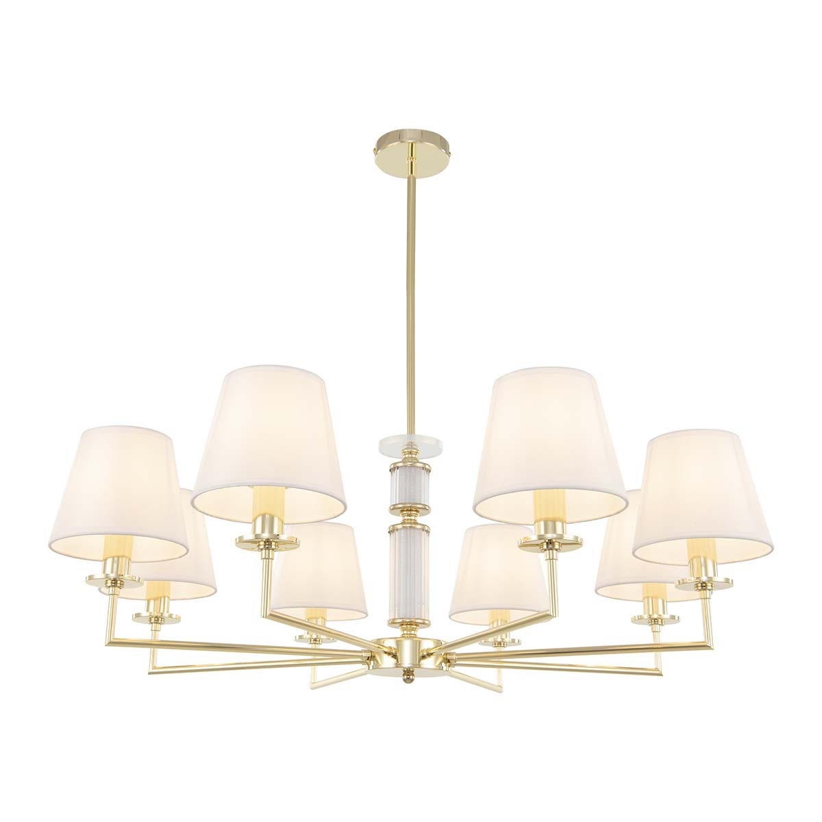 Изображение товара Люстра потолочная Arte Perfetto Luce 3334.2155.8.ngd 8 ламп 16 м² цвет золотистый