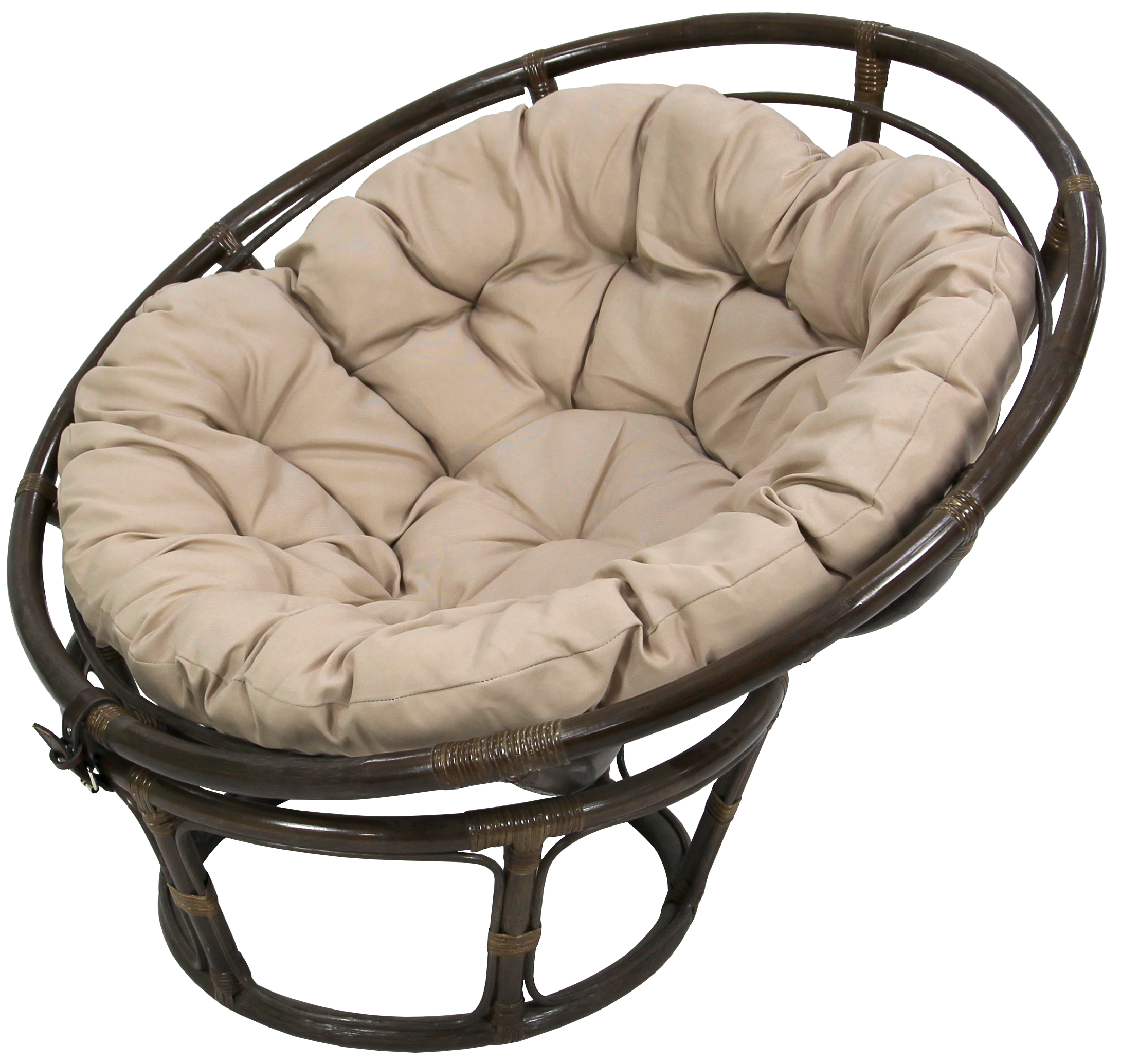 Изображение товара Кресло для отдыха Папасан Р110СС 110x60x60 см ротанг бежево-коричневый