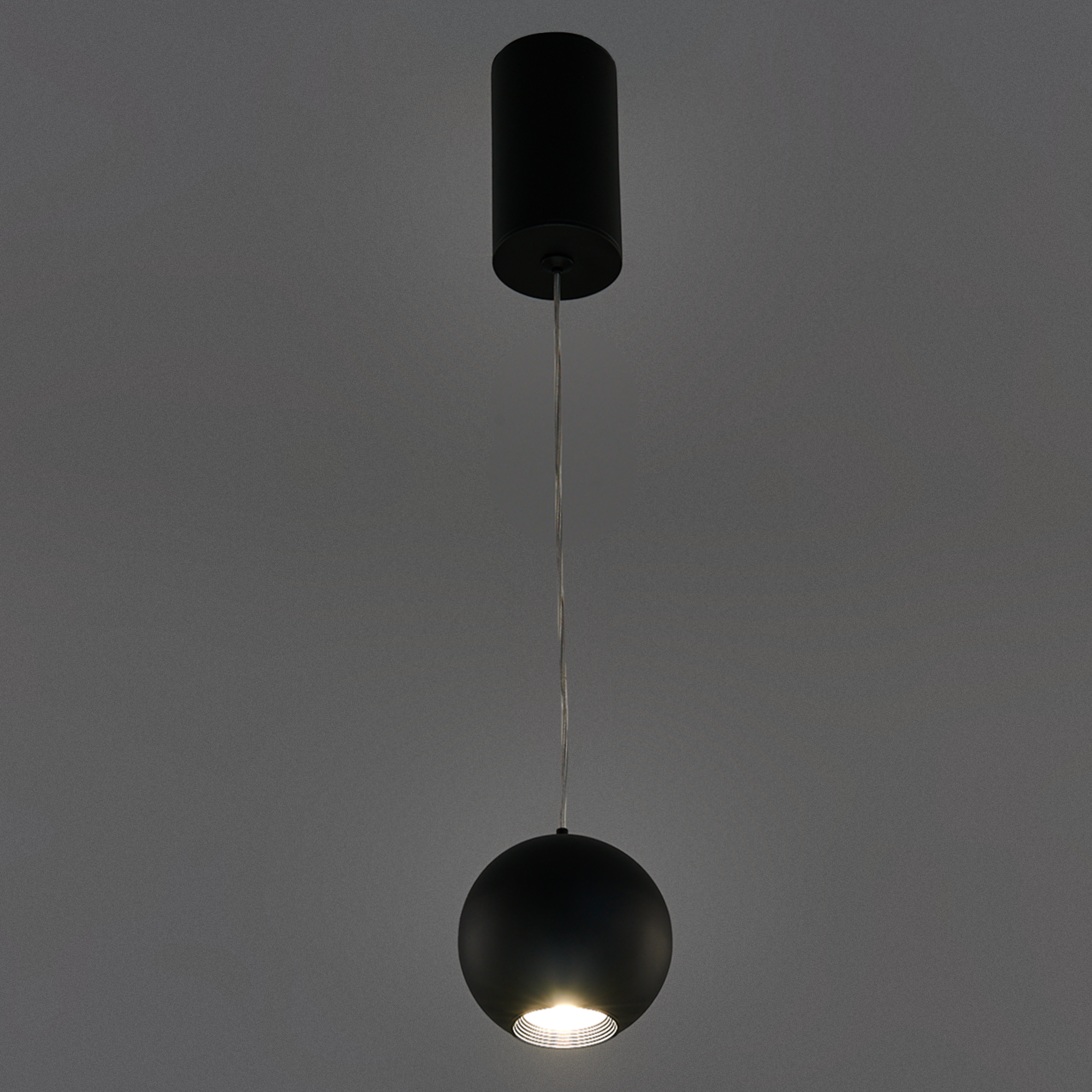 Изображение товара Светильник подвесной светодиодный 50215/1 черный 7W