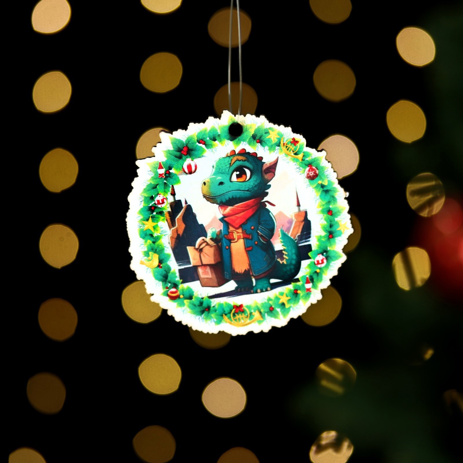 Изображение товара Елочная игрушка Дракон гуляющий Simaland 9946008 разноцветный