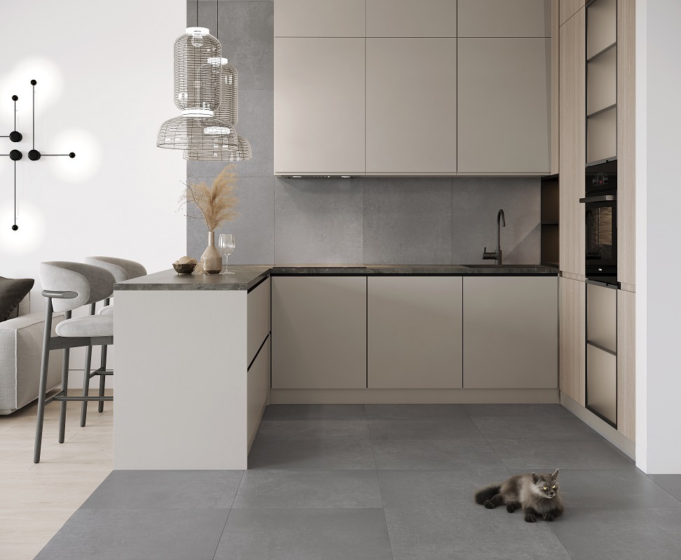 Изображение товара Керамогранит Laparet Betonhome 60x60 см серый для пола и стен