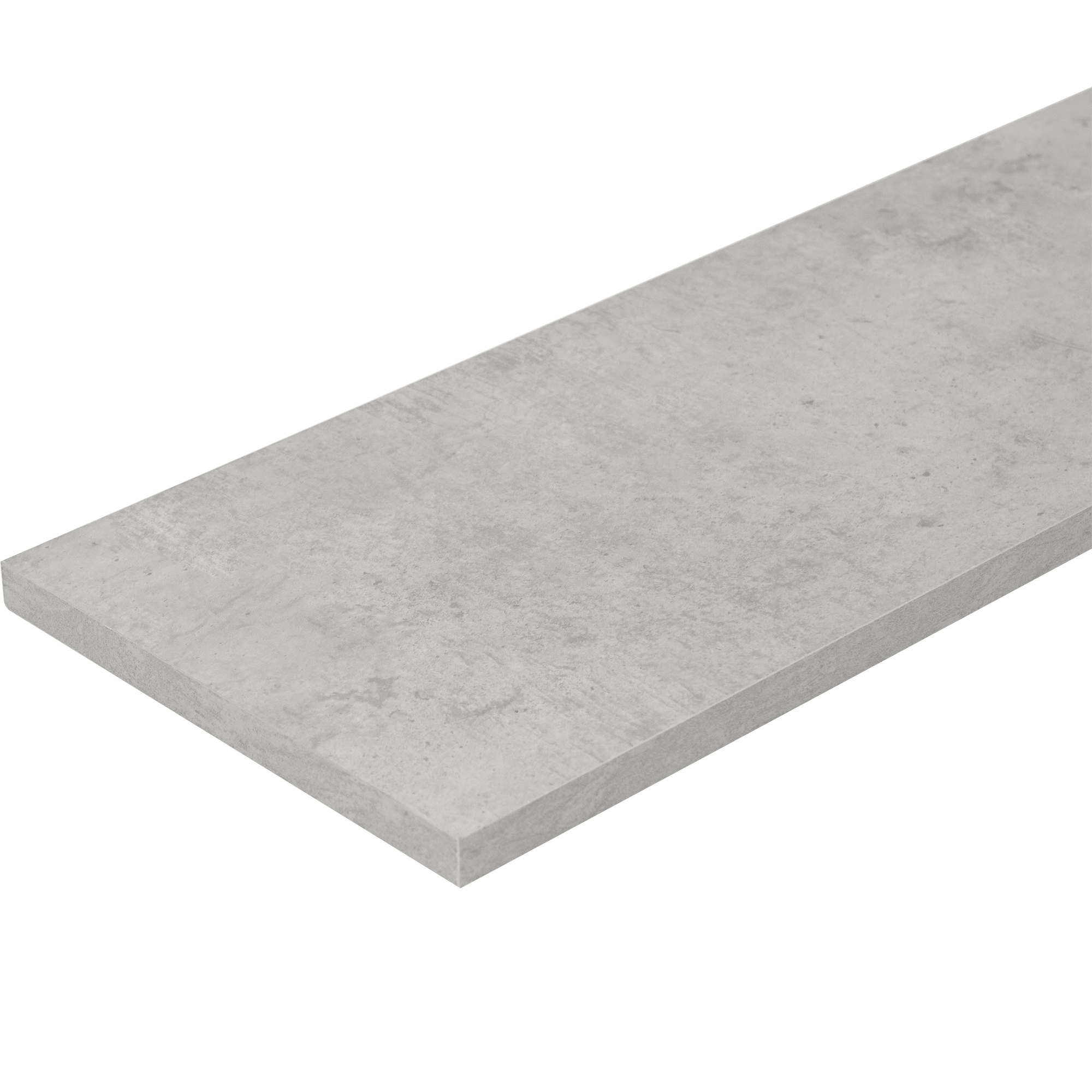 Изображение товара Деталь мебельная ЛДСП 600x250x16 мм кромка со всех сторон цвет бетон светло-серый