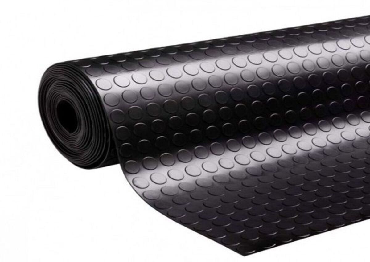 Рулонная дорожка Rubber Matting 1200x70 cм 3 мм Круг резина ️ купить по ...
