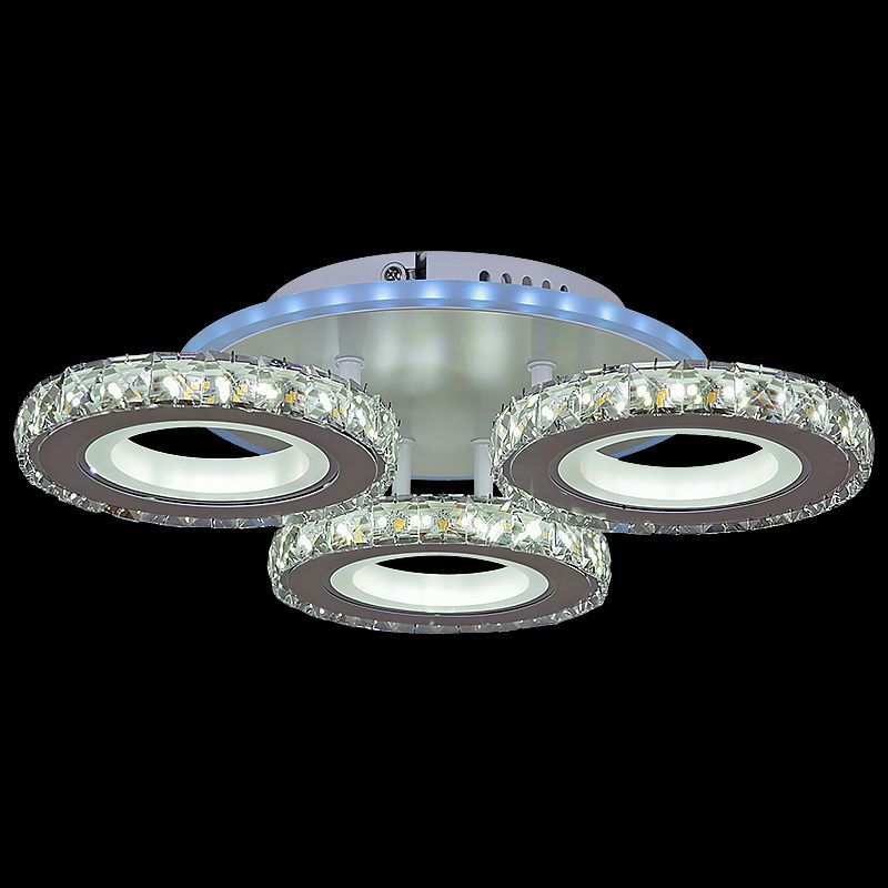 Изображение товара Люстра потолочная светодиодная Reluce 03900-0.3-03a+cr 18 м² регулируемый белый свет