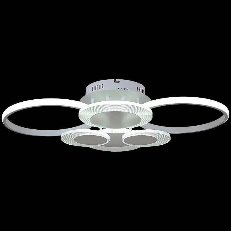 Изображение товара Люстра потолочная светодиодная Reluce 05883-0.3-06b белая 24м2 регулировка яркости