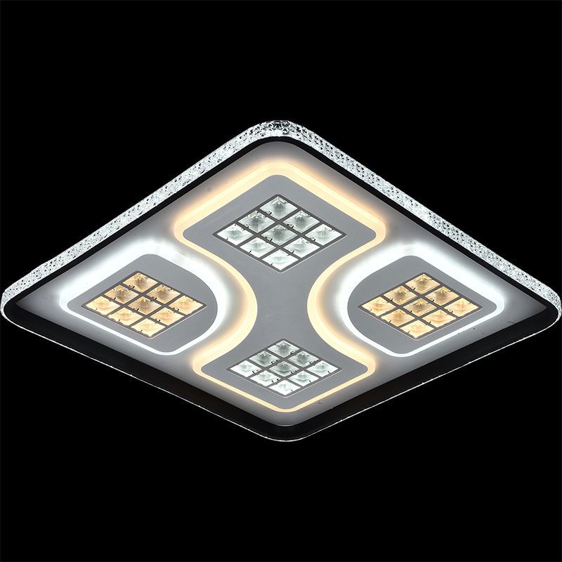 Изображение товара Люстра потолочная светодиодная RELUCE 07057-0.3-500 для современного интерьера 40 м² белая