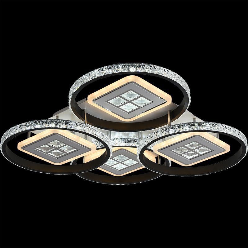 Изображение товара Люстра потолочная светодиодная RELUCE 07053 0.3 04 белая регулируемый свет для натяжных потолков