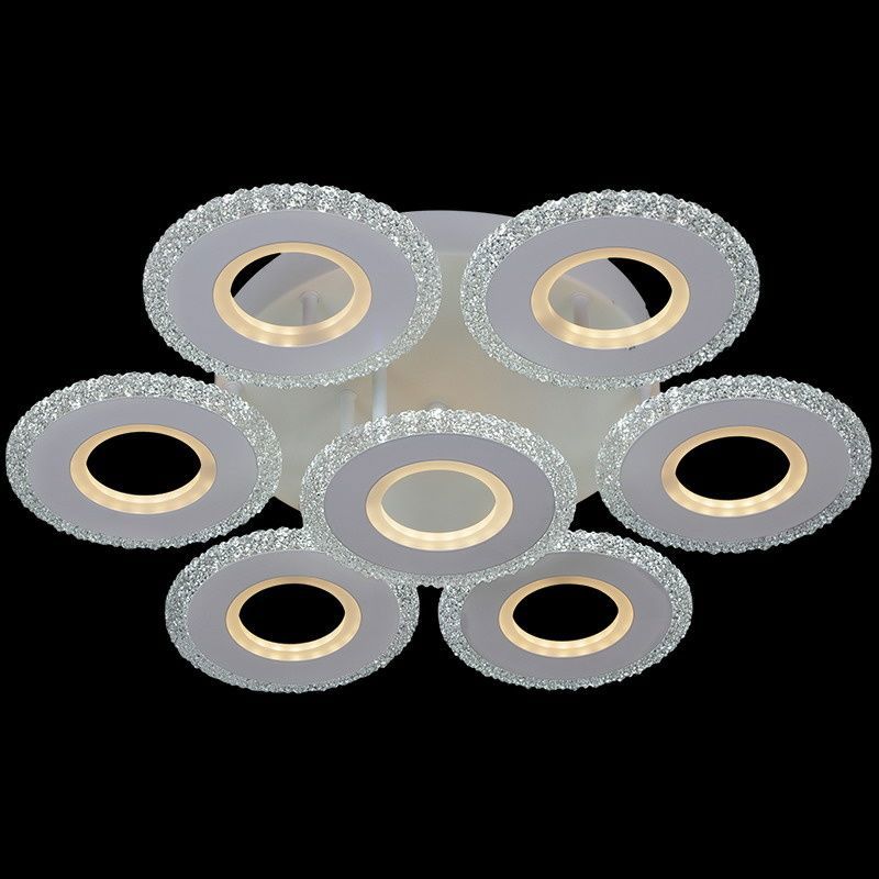 Изображение товара Люстра потолочная светодиодная Reluce 08431-0.3-6+1b для освещения 36 м² регулируемый белый свет