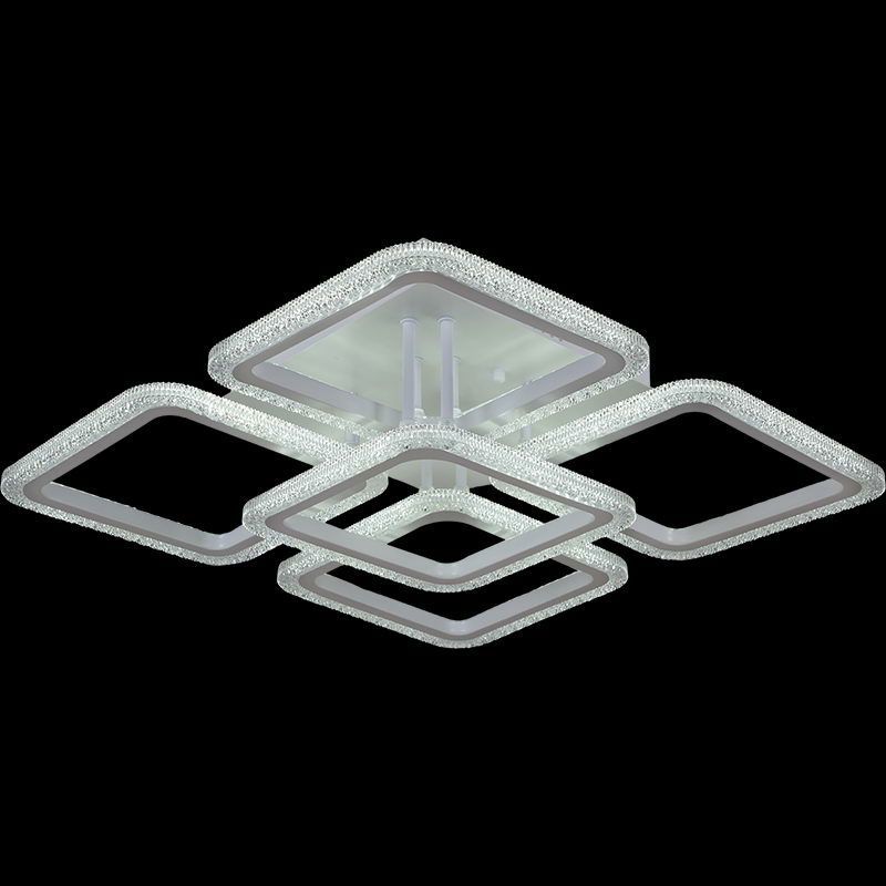 Изображение товара Люстра потолочная светодиодная Reluce 08428-0.3-4+1a 24 м² регулируемый белый свет цвет белый