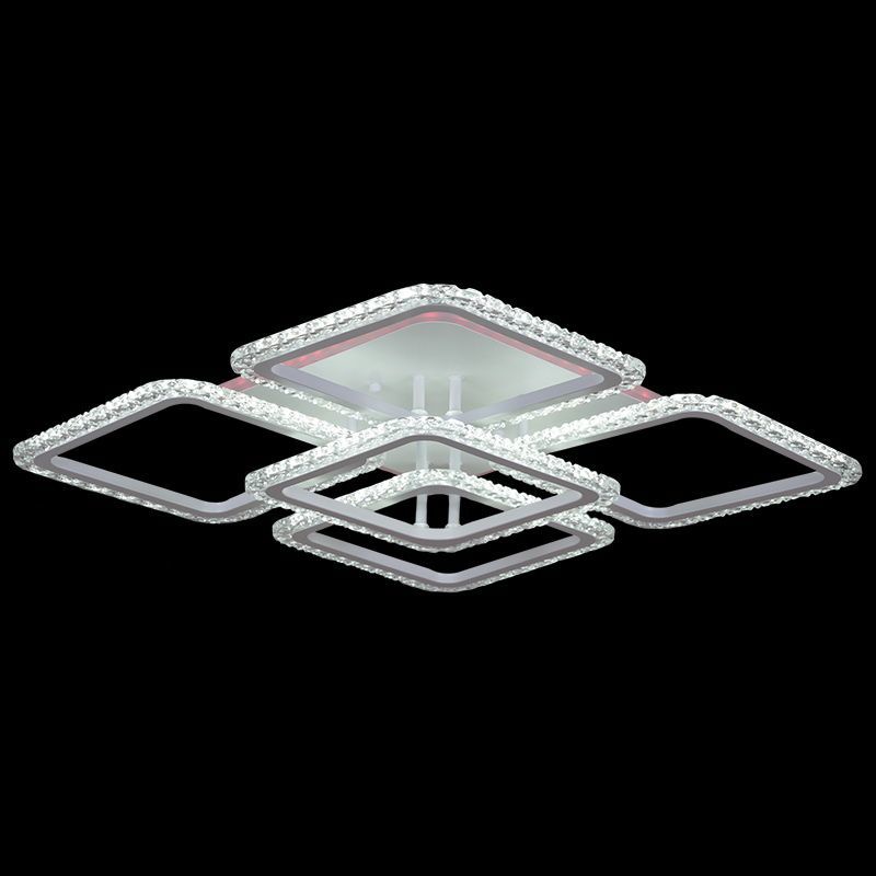 Изображение товара Светодиодная люстра потолочная RELUCE 08869-0.3-4+1 белая с регулировкой цвета