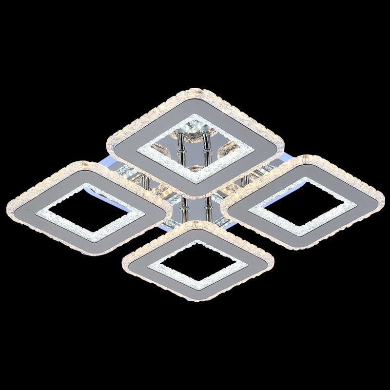 Изображение товара Люстра потолочная светодиодная Reluce 18417-0.3-04b 28 м² регулируемый белый свет стиль хай-тек