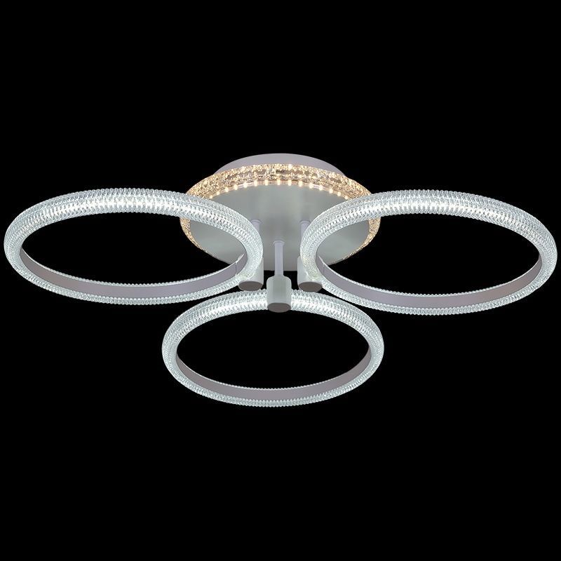 Изображение товара Люстра потолочная светодиодная RELUCE 20548-0.3-3+1M с регулируемым светом 16 м² белая