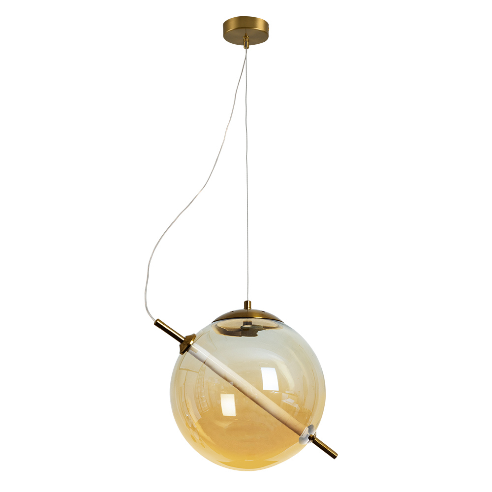 Изображение товара Подвесной светодиодный светильник Arte Lamp NOLLY 8Вт бежевый с медным основанием