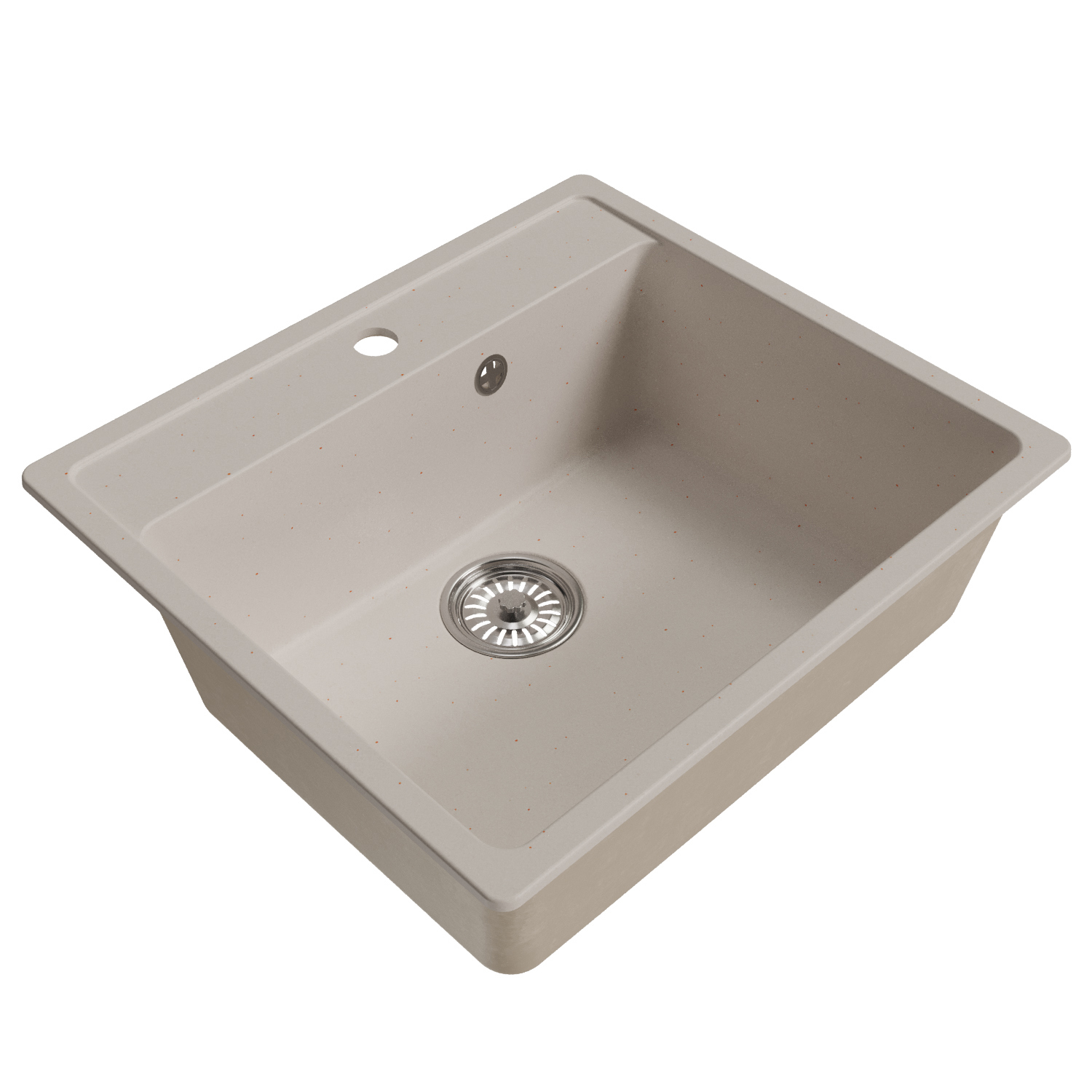 Изображение товара Врезная мойка из искусственного камня Mixline ML-GM15 331 66x53 см белая