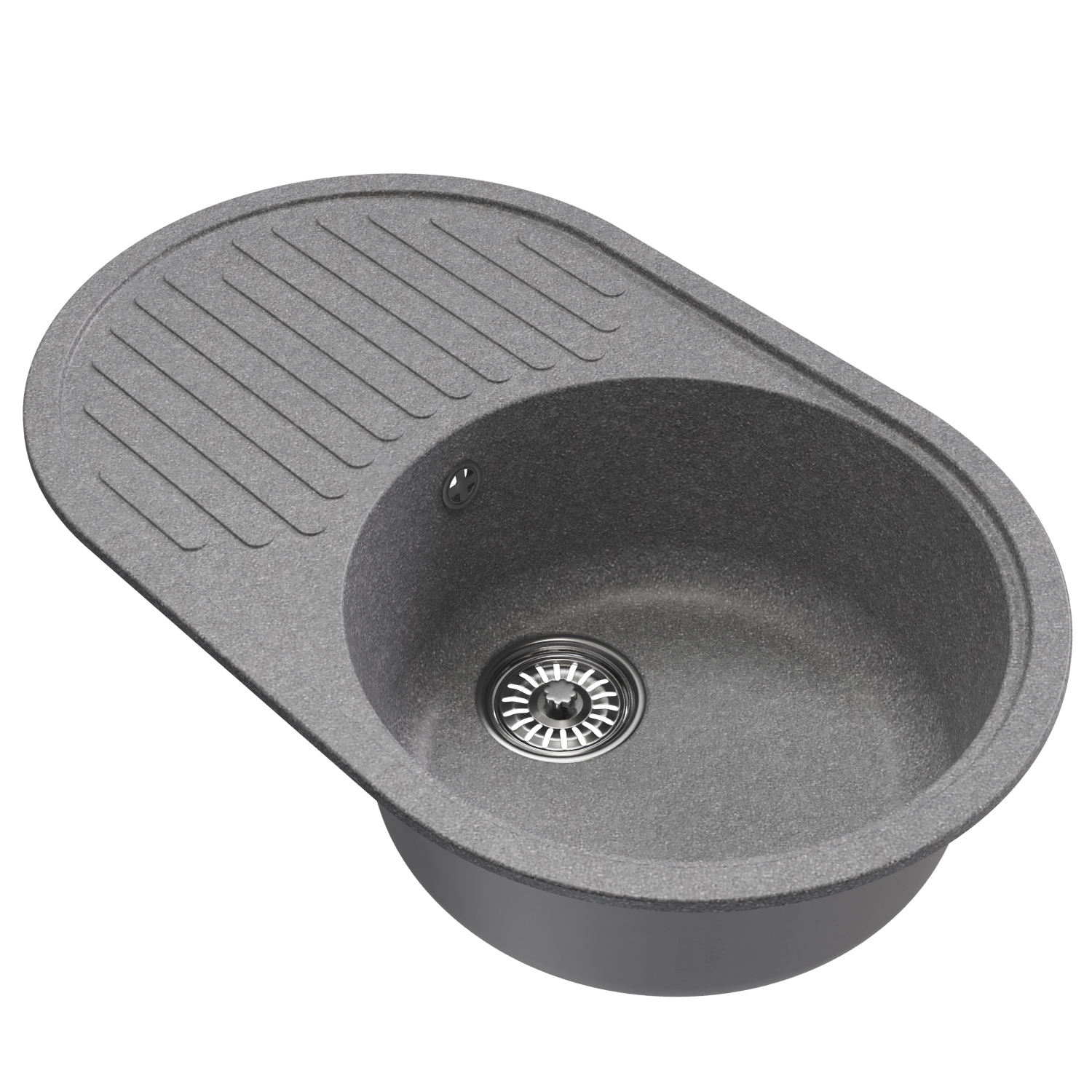 Изображение товара Врезная кухонная мойка Mixline Ml-gm16 из искусственного камня графит