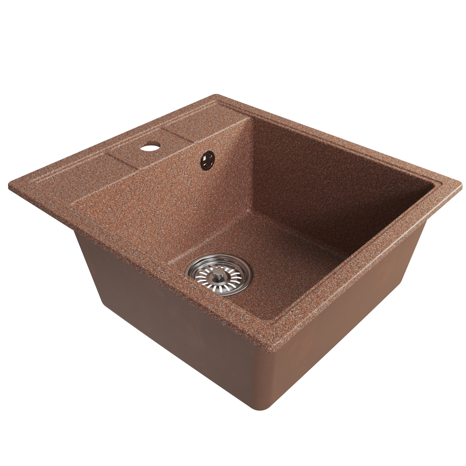 Изображение товара Врезная кухонная мойка Mixline ML-GM28 50x45 см искусственный мрамор терракота