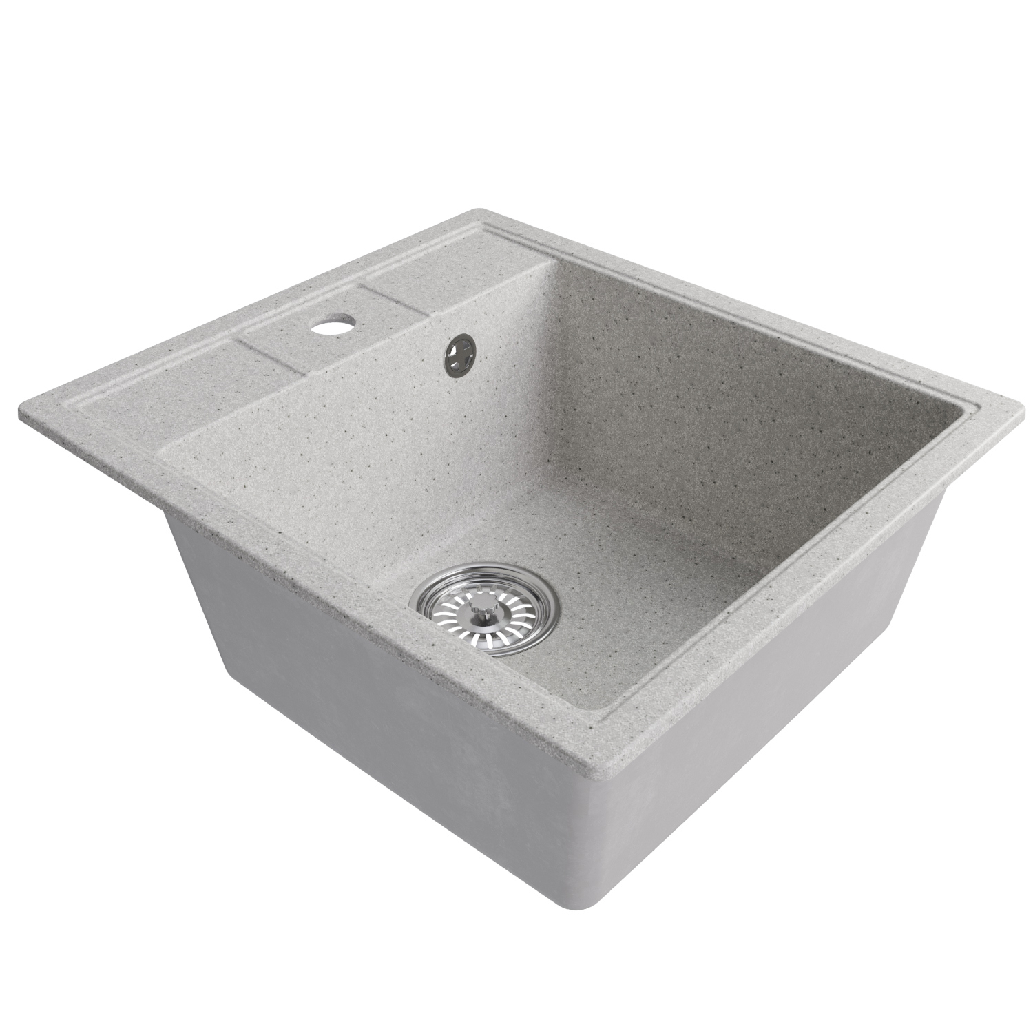 Изображение товара Врезная мойка Mixline Ml-gm28 из искусственного мрамора 89x53 см серый