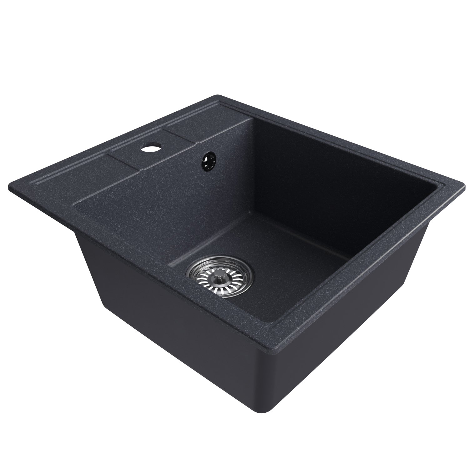 Изображение товара Врезная кухонная мойка Mixline Ml-gm28 50x45 см искусственный камень антрацит