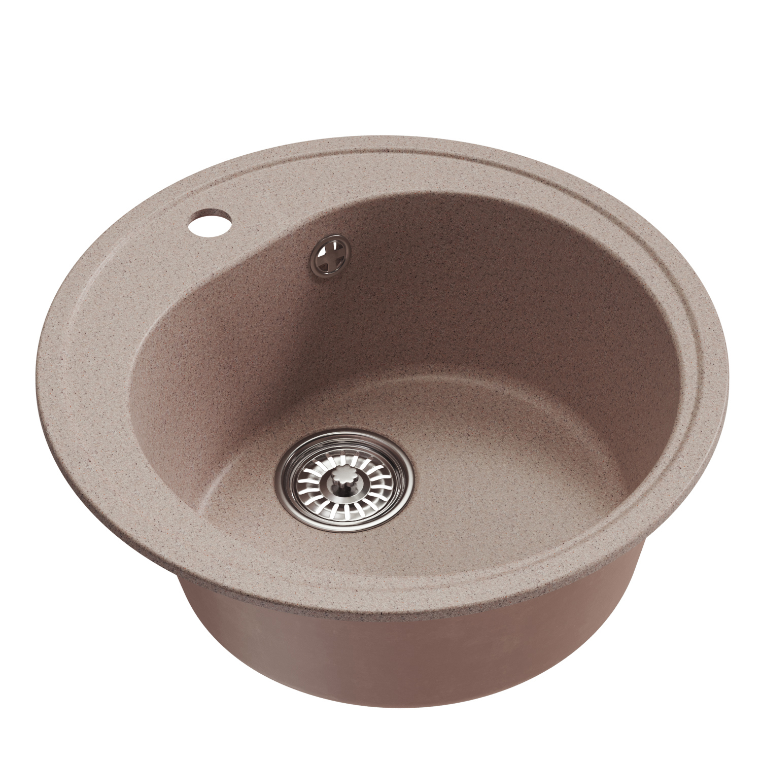 Изображение товара Врезная мойка из искусственного камня Mixline ML-GM11 50x50 см бежевый