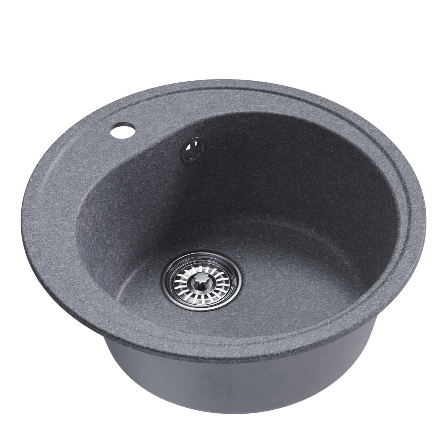 Изображение товара Врезная кухонная мойка Mixline ML-GM11 342 50x50 см графит