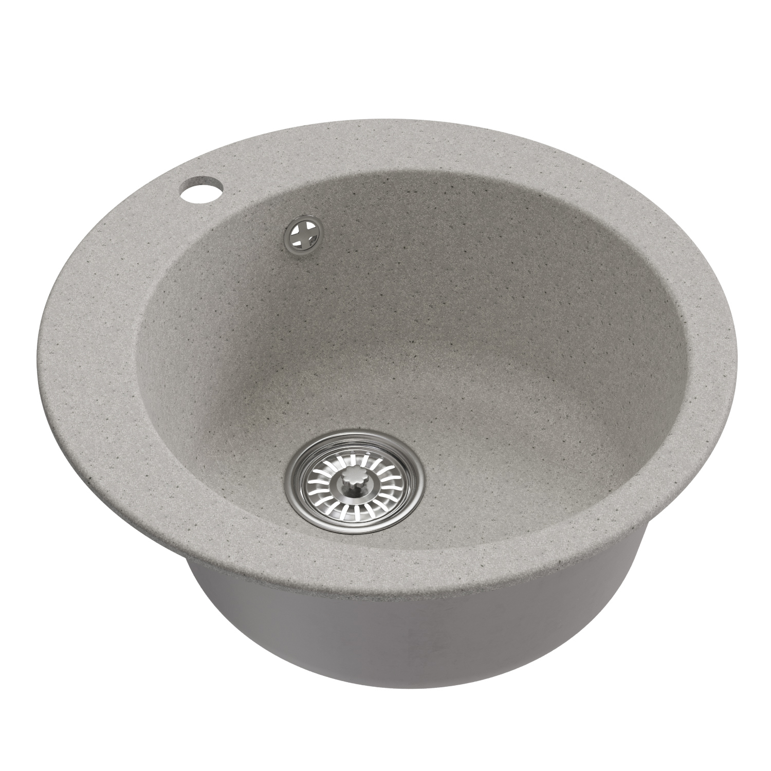 Изображение товара Врезная мойка Mixline ML-GM13 (310) NEW 49x49x20 см искусственный камень цвет серый