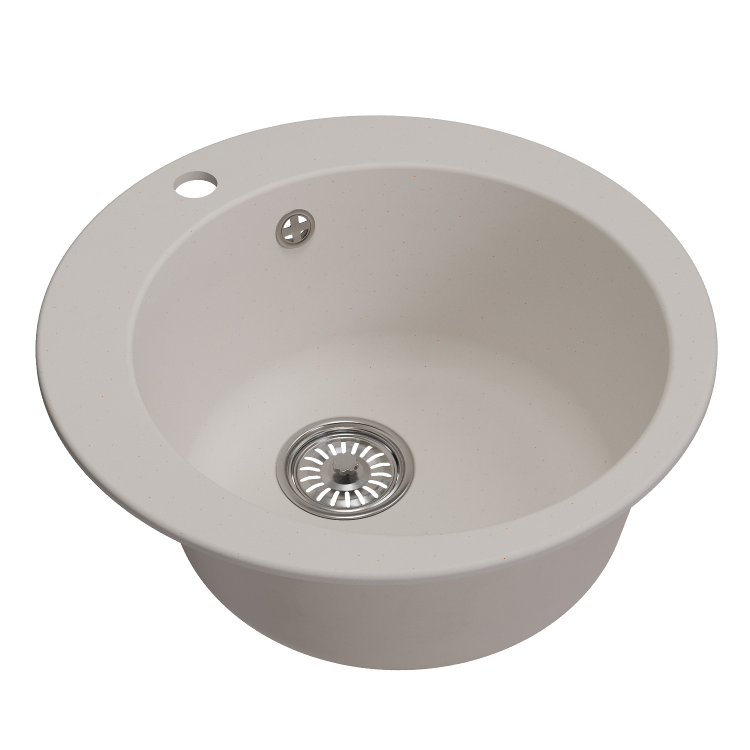Изображение товара Врезная кухня мойка Mixline ML-GM13 49x49 см искусственный мрамор белая