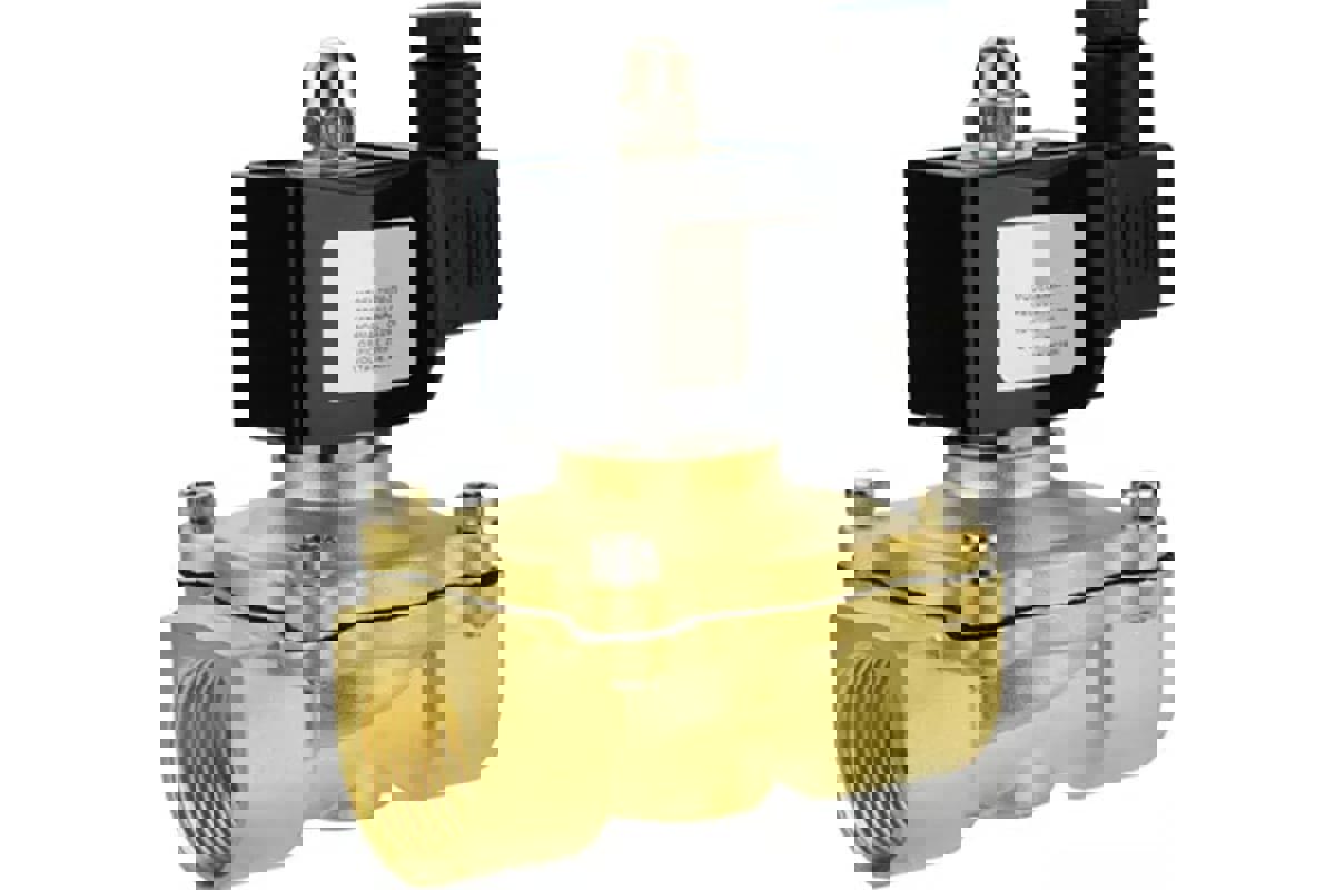Изображение товара Электромагнитный клапан DN.ru VS2W-301E-NC, Ду32, нержавеющая сталь