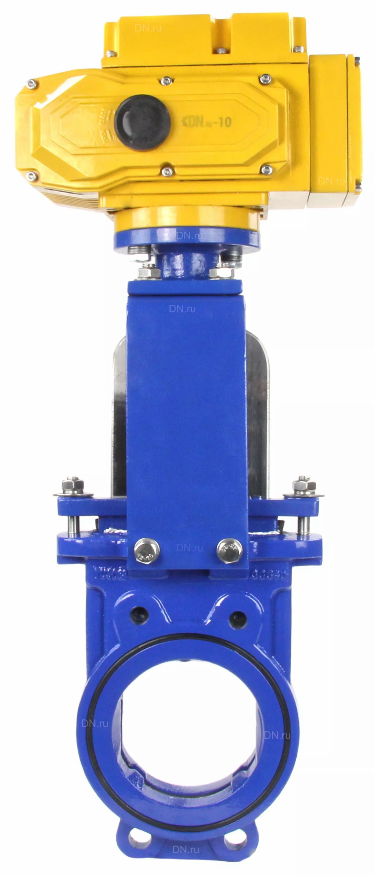 Изображение товара Задвижка шиберная DN125 PN16 с электроприводом DN.RU 220В