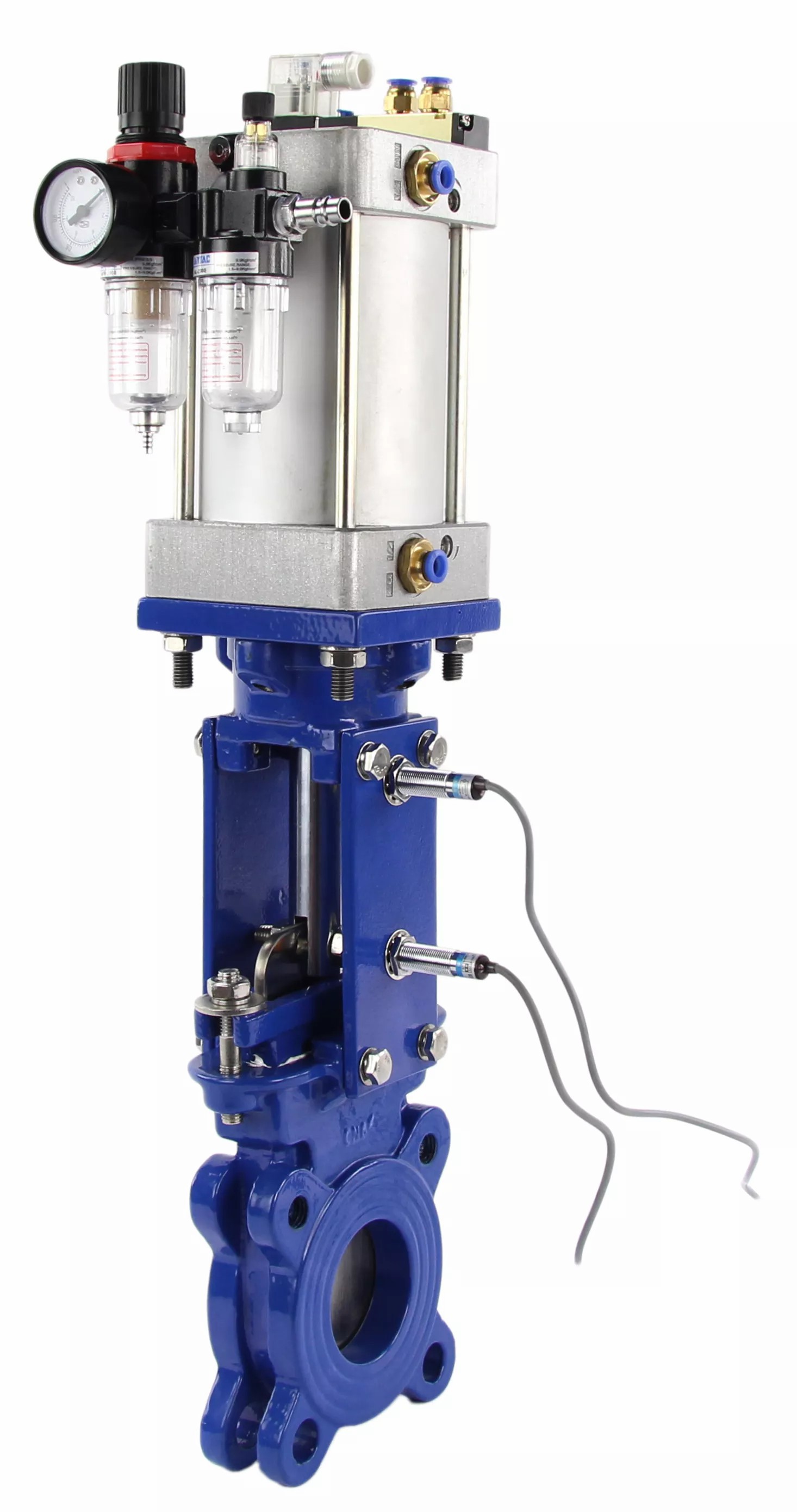 Изображение товара Задвижка шиберная межфланцевая Dn.ru Ду300 Ру6 12" рычаг черный чугун D040-03043