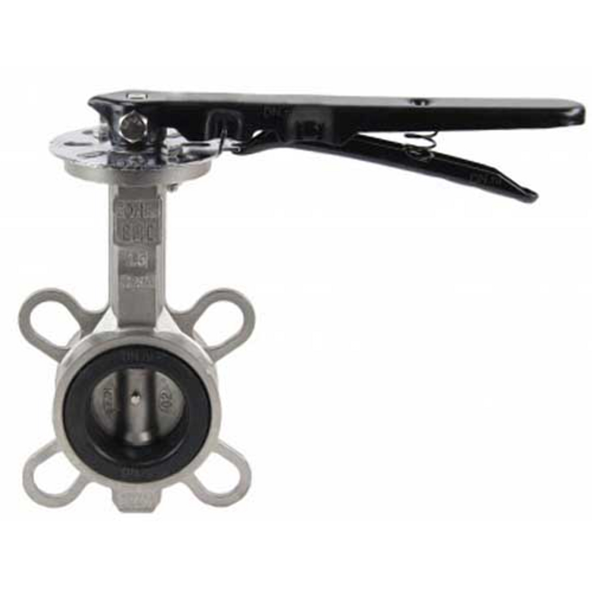 Изображение товара Затвор дисковый поворотный DN.ru Ду200 Ру16 8" нержавеющая сталь