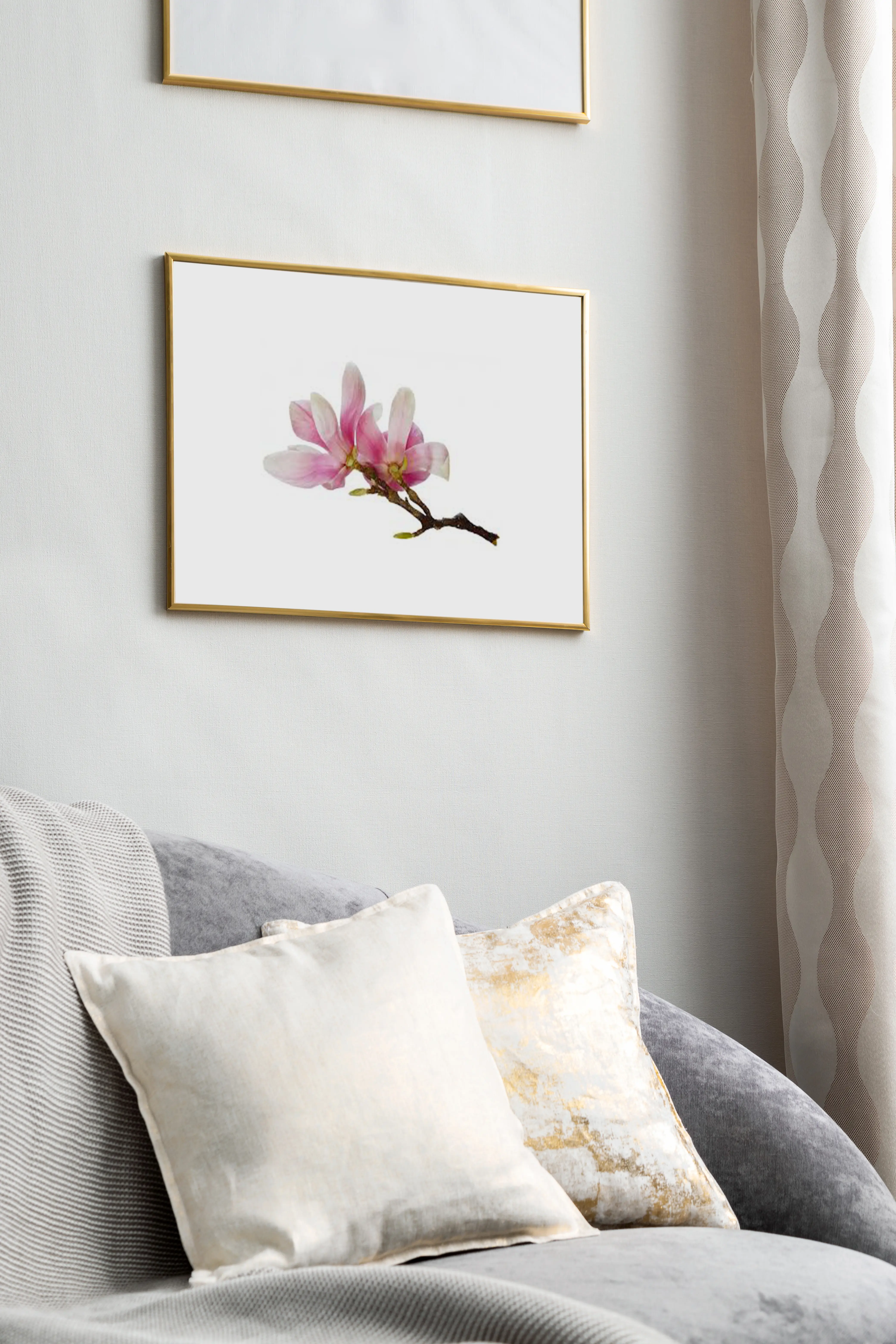 Рамка Inspire Lila 30x40 см пластик цвет золото - 5