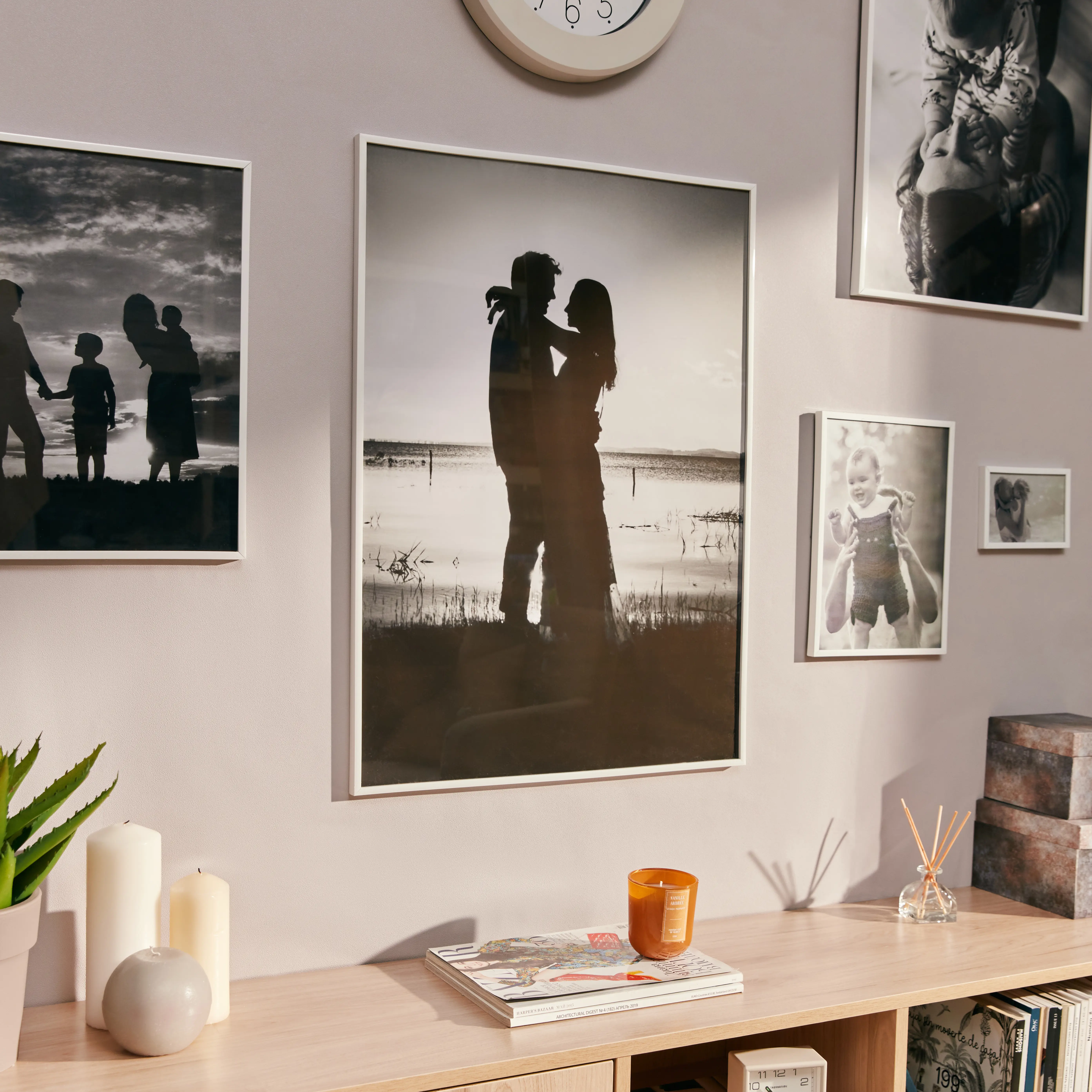 Рамка Inspire Lila 50x70 см пластик цвет белый - 3
