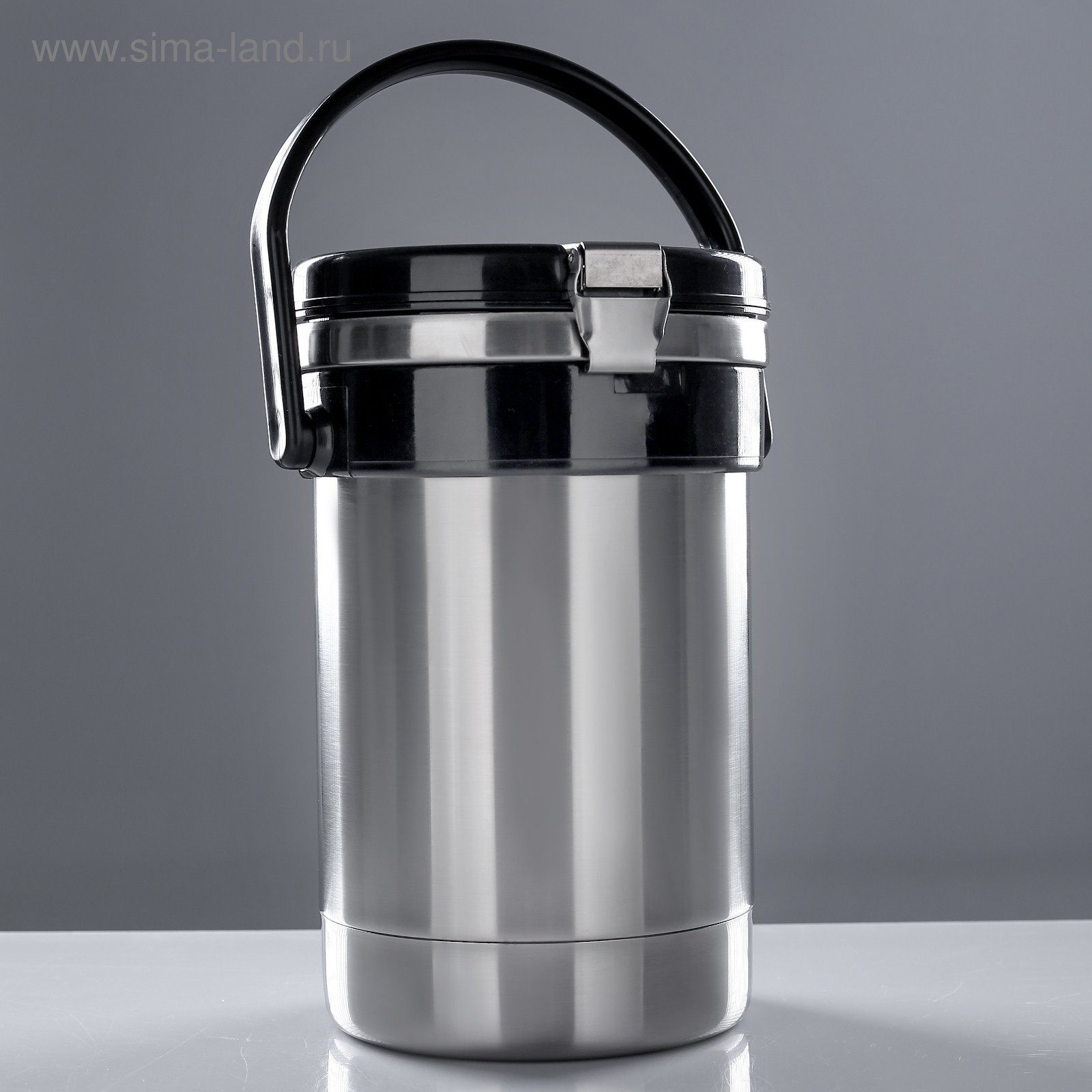 Изображение товара Термос 1500 мл Amet Экспресс металлическая колба цвет серый