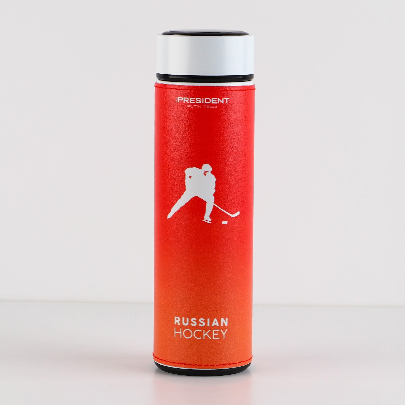 Изображение товара Термос 500 мл Mode forrest Russian Hockey металлическая колба цвет красный