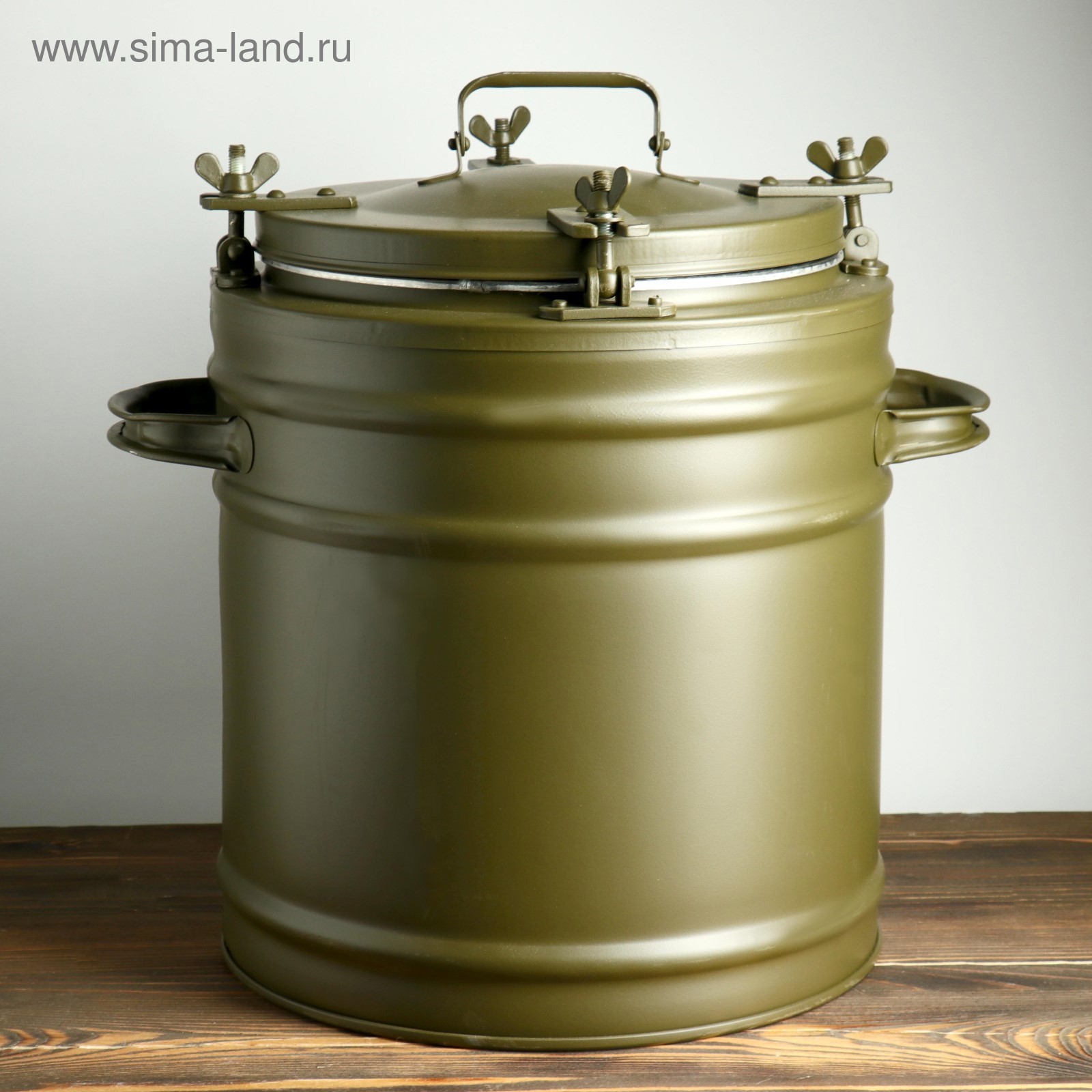 Изображение товара Термос армейский металлический 25000 мл SIMALAND от российского производителя