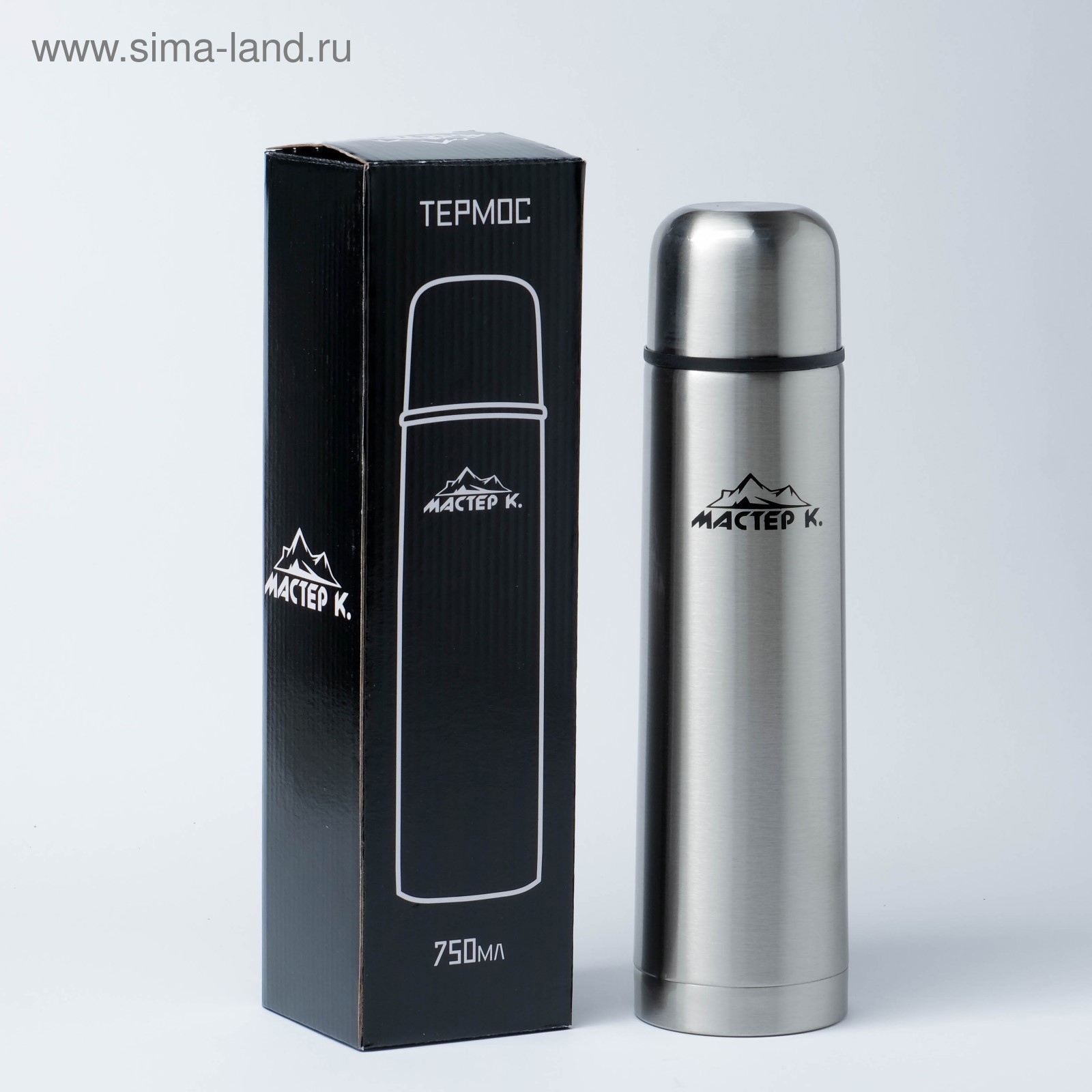 Изображение товара Термос 750 мл Мастер К металлическая гильза сохранение тепла 24 часа