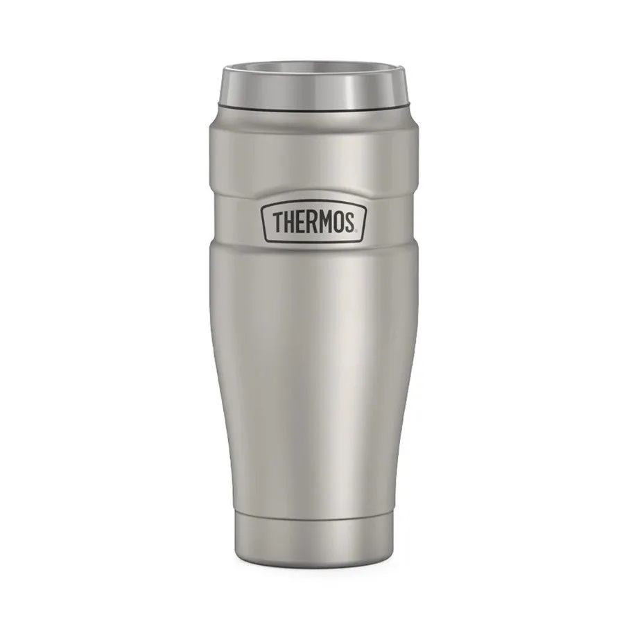 Изображение товара Термокружка Thermos 470 мл серия KING из пластика и нержавеющей стали