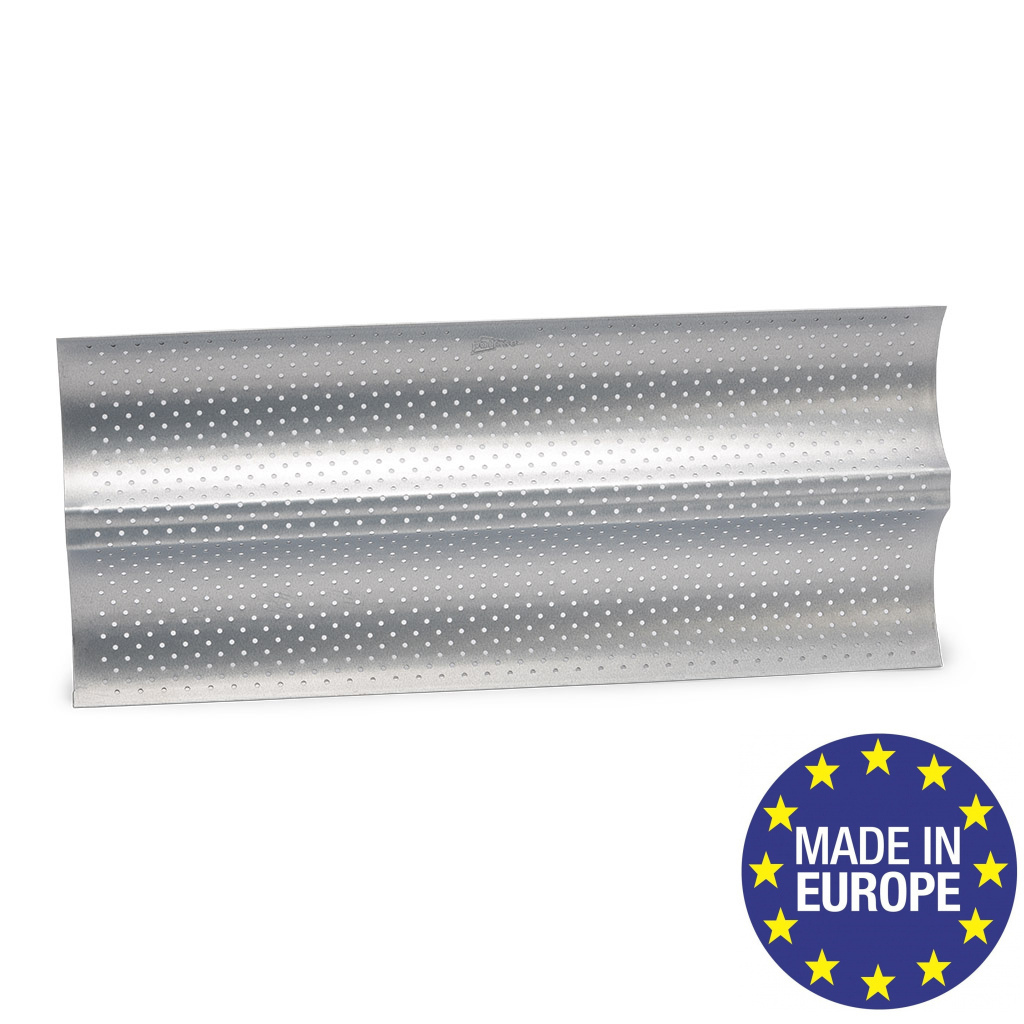 Изображение товара Форма для выпечки багетов Patisse Silver 03663 из стали с антипригарным покрытием