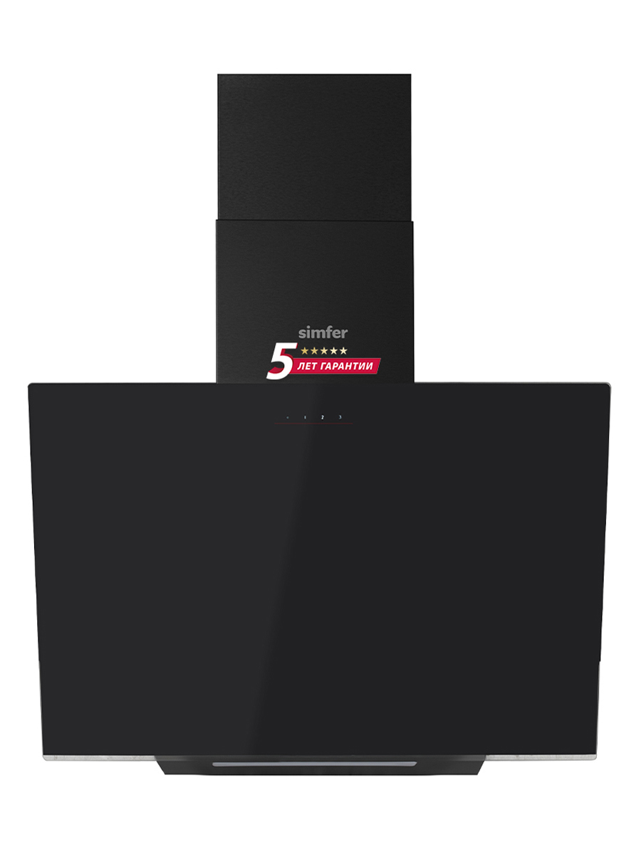 Изображение товара Настенная вытяжка Simfer SM61L черная 60 см сенсорное управление светодиодная