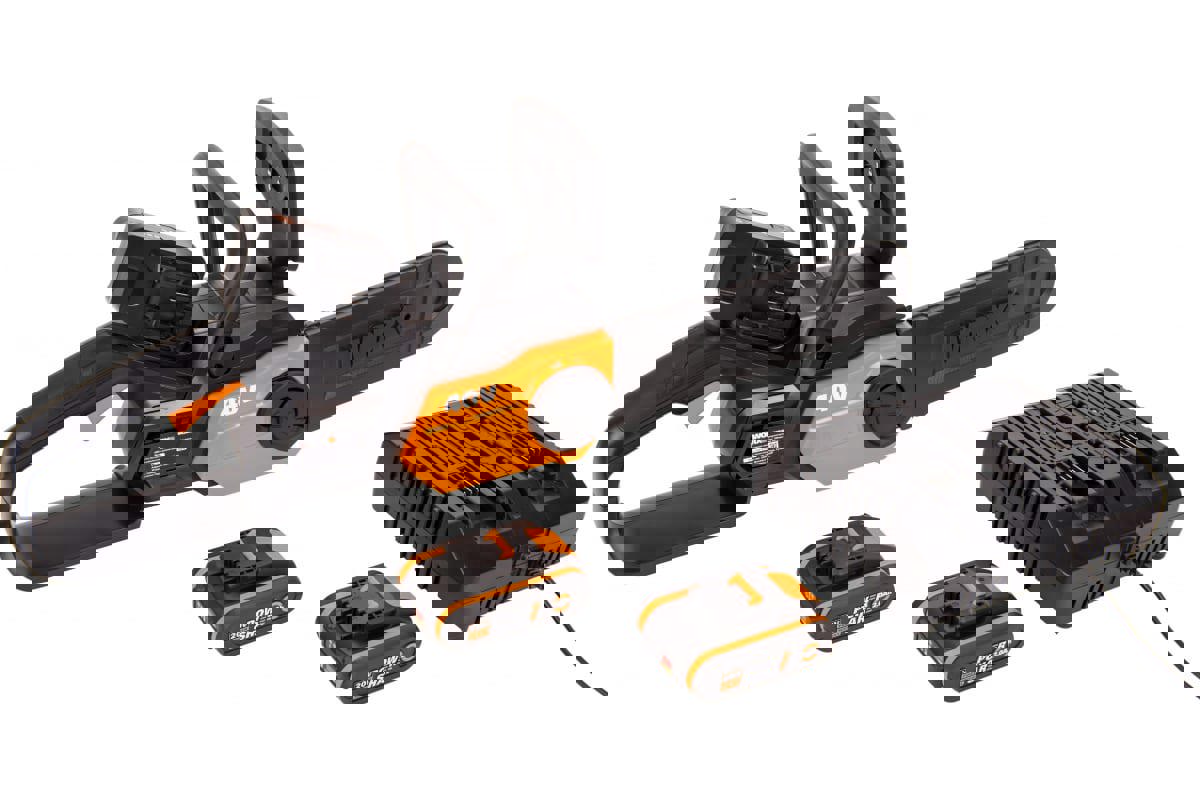 Изображение товара Пила аккумуляторная Worx Wg381e 20 В 30 см АКБ и ЗУ в комплекте